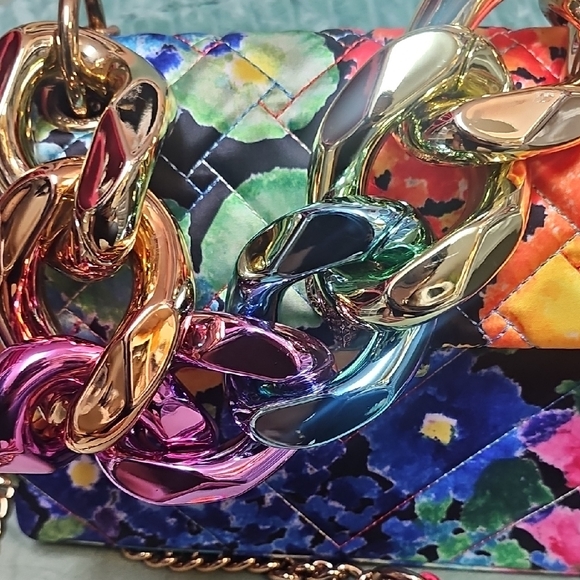 Kurt Geiger Floral Multicolor Mini Bag - Picture 7 of 14